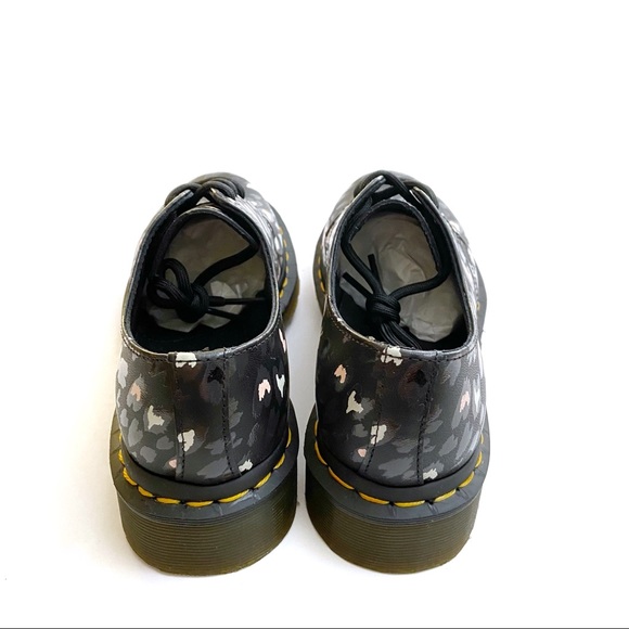 Dr Martens 1461 Wild Hearts Chaos Leather Oxfords - Picture 4 of 7